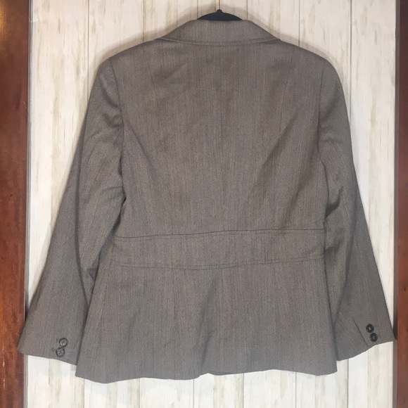 Talbots brown blazer size 10 Petite - Picture 3 of 6